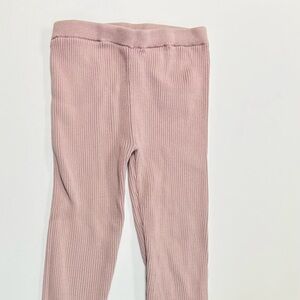 Jamie Kay Soft Mauve Ribbed Knit Leggings